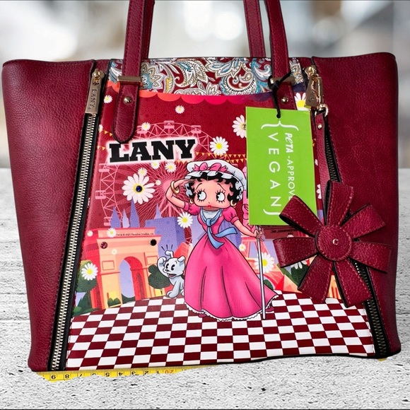 Betty Boop & LANY Parisian Themed Tote Bag – Limited Edition NWT Hard to Find - Picture 6 of 15
